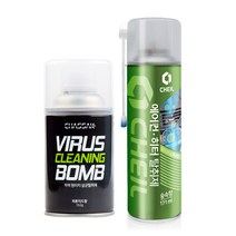 차싹 차량용 원터치 살균 탈취제 피톤치드향 + 제일 에어컨 탈취제 숲속향 세트, 1세트