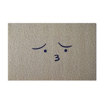 JCP 컬러풀 표정 발매트, 속상, 1개