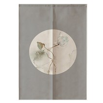 마켓A 전통 수묵화 디자인 커튼