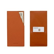 퍼니메이드 카드 캐쉬 포켓 앤 가죽 용돈봉투, 브라운, 2개