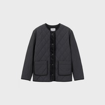 마인드브릿지 여성용 코듀 로이 배색 퀼팅 점퍼 MWJP7201