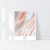 오홀리브 액자테이블 중(72 x 48 x 27 cm), 마블코랄