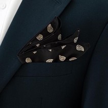 남성용 WIMAC 차키브 페이즐리 정장 행거치프 FREE