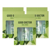 지앤코스 굿닥터 가글액 구강청결제 휴대용 100ml x 3p 세트, 3세트