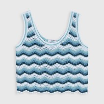 로엠 스트라이프 뷔스티에 니트