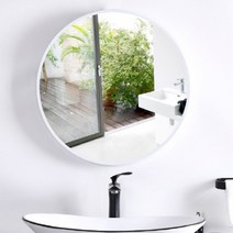 [욕실거울원형] 인뮤즈 인테리어 화장대 욕실 원형거울 600mm, 골드