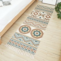 파라다이소 장식장 태슬 매트 거실장 TV 캐비닛 덮개 테이블러너, 06타입, 60 x 90 cm