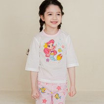 모이앤듀 따솜 아동용 바다인어 쟈가드 7부 실내복 상하의 세트