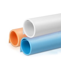 본젠 브이로그 스튜디오 사진 영상 촬영 PVC 배경지 컬러 3종 세트 50 x 100 cm, 1세트, VDR-Q102BOW