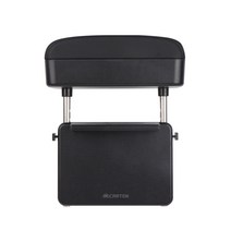 카템 사이드 팔걸이 수납쿠션 CT140, 블랙, 1개