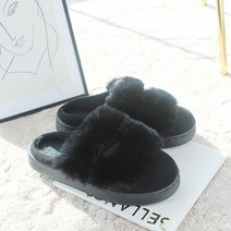 벨라노이 여성용 겨울 쿠션 데일 낮은굽 슬리퍼 2.5cm