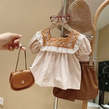 아르베 여아용 도리스 상하의 세트