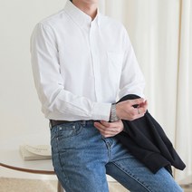 맨타임 남성용 OPS 데일리 베이직 포켓 옥스포드 셔츠