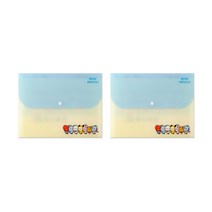 BT21 도큐먼트화일 5포켓, 블루, 2개
