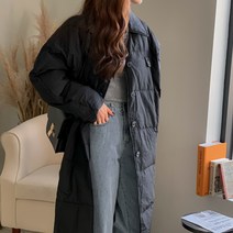 여성용 세브렉 롱 카라 패딩점퍼 cpjk4704k2c