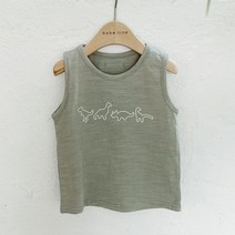 베베나인 유아용 쪼르르 공룡 나시