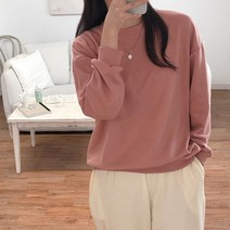 루즈핏 베이직 맨투맨