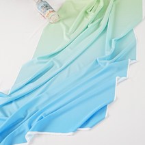 나비손길 사계절 얇은 폴리스판 그라데이션 옷감 원단, 25그해여름