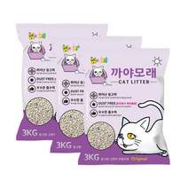 펫과사람 먼지없는 벤토나이트 고양이 까야모래 오리지날, 3kg, 3개