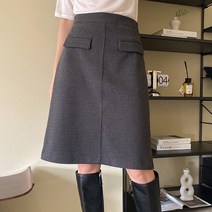 슈가펀 여성용 메이앙 울 포켓 스커트