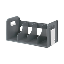 투코비 라움 4단 책꽂이, 딥그레이 + 포인트 연그레이