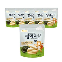 아이뽀뽀미 쌀과자 떡뻥, 6개, 김맛