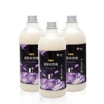 지오클린 퍼퓸향 섬유유연제 미스티크플라워 본품, 1L, 3개