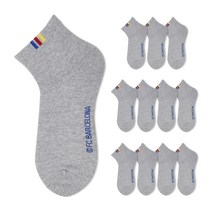 FC바르셀로나 남성용 링글포인트 발목양말 12켤레