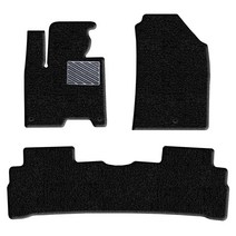 포시즌 자동차 코일 매트 확장일체형 1 + 2열, BLACK, 기아 더올뉴 스포티지 NQ5 2021년 7월 (가솔린 디젤 겸용), 기아