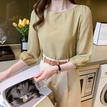 루나걸 리어블 블라우스