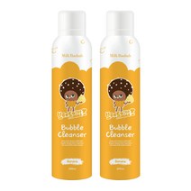 밀크바오밥 베이비앤키즈 버블 바디클렌저 옐로우 바나나향, 2개, 200ml