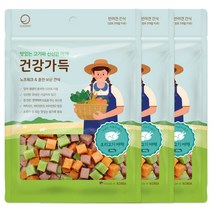 굿데이 강아지 건강가득 간식 300g, 3개, 오리고기 + 야채