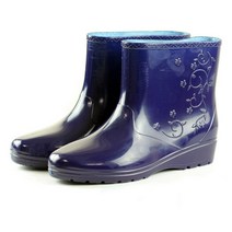 visionsafety 여성용 반장화, 청색, 250