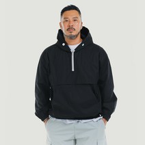 파이브엑스라지 남성용 빅사이즈 코튼 후드 아노락 맨투맨 바람막이