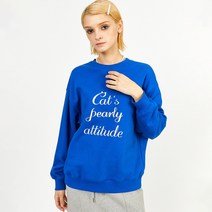 뎁 여성용 Cats Pearly Attitude Sweatshirt DECMB2019M