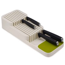 모나코올리브 뉴얼 서랍형 칼꽂이, 화이트, 1개