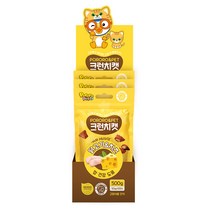뽀로로펫 크런치캣 고양이간식 닭 50g, 닭고기   치즈 혼합맛, 10개