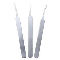 로얄 전문가용 압출기 핀셋 3종 세트, 1세트