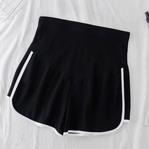 배를 감싸는 절개 트레이닝 임산부 반바지