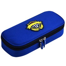 다다 Goods 캠퍼스 필통 파우치, 블루, 1개