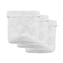 마켓감성 크래프트 종이봉투 10 x 10 cm, 화이트, 3개
