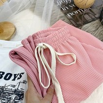 몬드스팟 여성용 와이드 레그 스프링 팬츠 MO421
