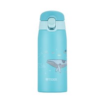 타이거 수퍼클린 원터치 보온 보냉병 MCT-A035, 고래(B), 350ml