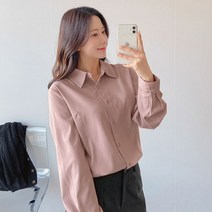 로미스토리 유니크 포인트 카라 블라우스
