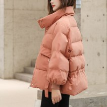 셀레네 여성용 스트랩 라인 포인트 패딩 자켓