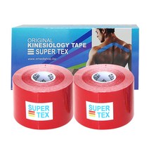 나사라 슈퍼텍스 키네시올로지 스포츠 테이프 2p, 레드