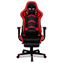 체어포커스 RACING 게이밍체어 침대형 인피니티 INP005, 레드