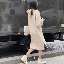 민성컴퍼니 이지 후드 루즈핏 임산부 원피스