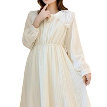 루나글램 임산부 롱 슬리브 하이 웨이스트 스위티 돌 원피스 swq221