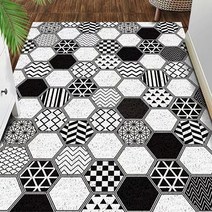 잘라서 사용하는 북유럽 육각 인클로저 현관 도어 매트 40 x 60 cm, 03, 1개